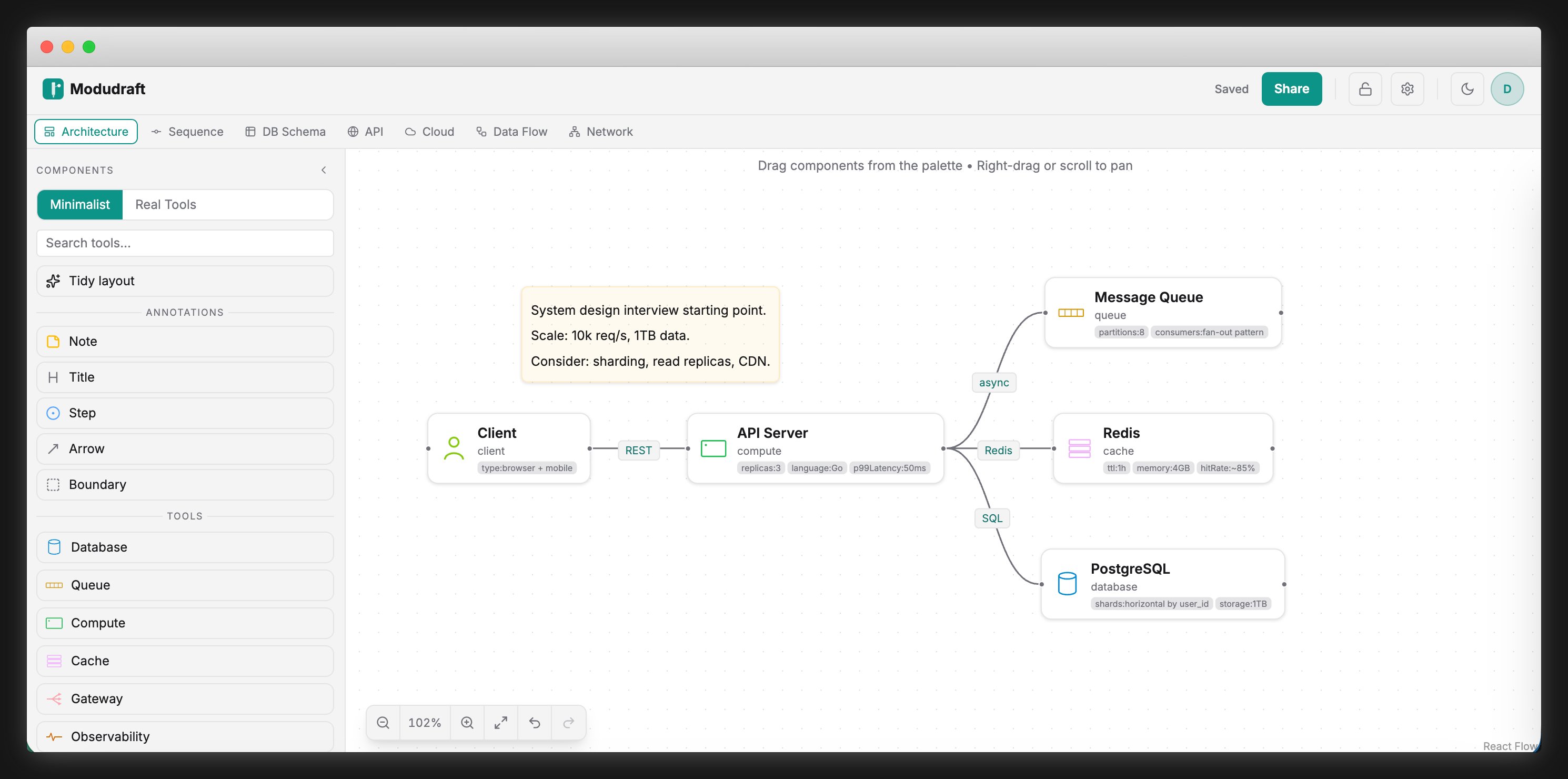 Modudraft light mode
